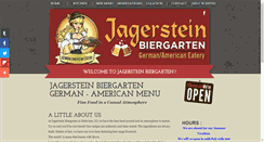Desktop Screenshot of jagersteinbiergarten.com