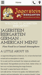 Mobile Screenshot of jagersteinbiergarten.com